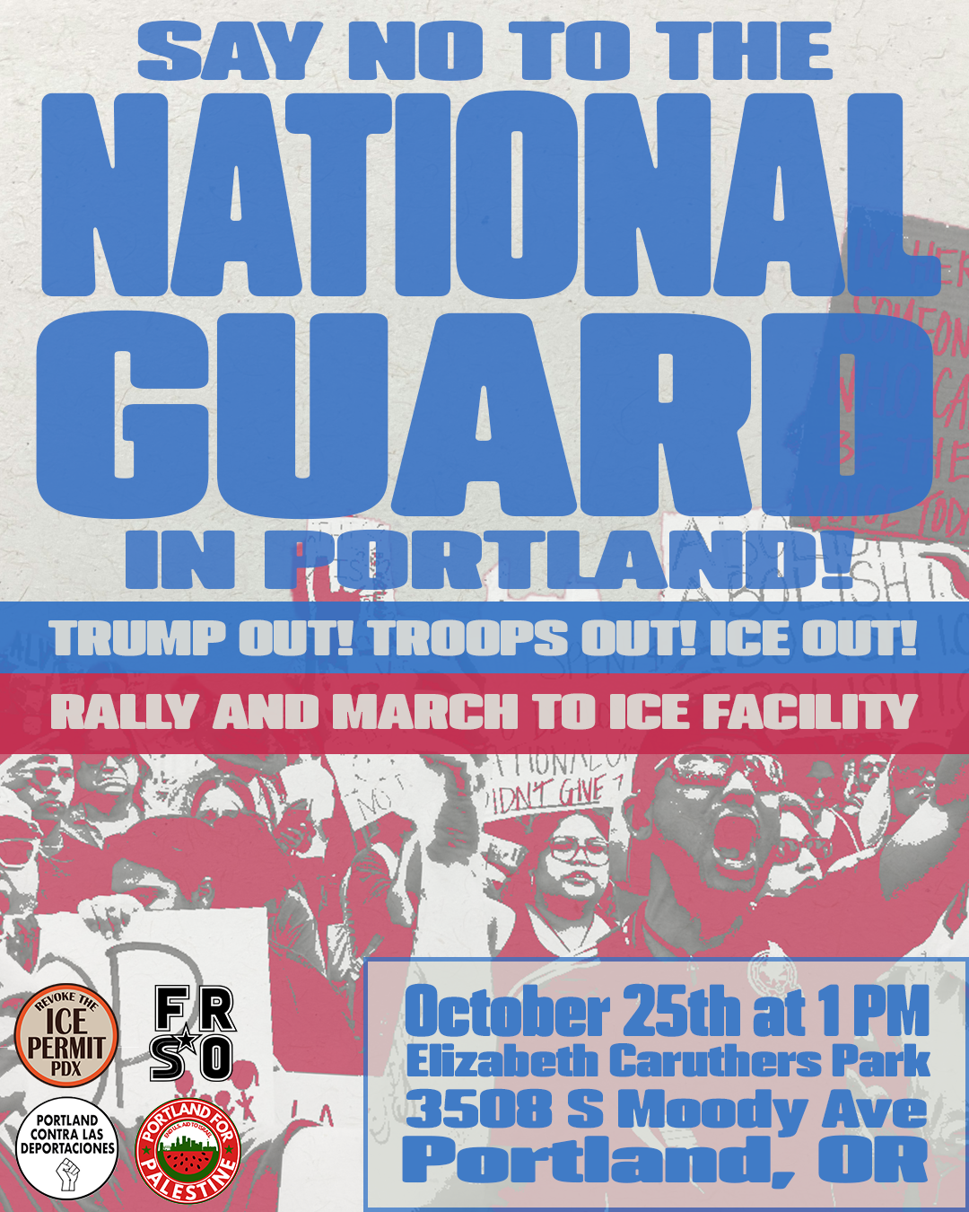 User-uploaded image for SAY NO TO THE NATIONAL GUARD IN PORTLAND!  ICE OUT OF PORTLAND!