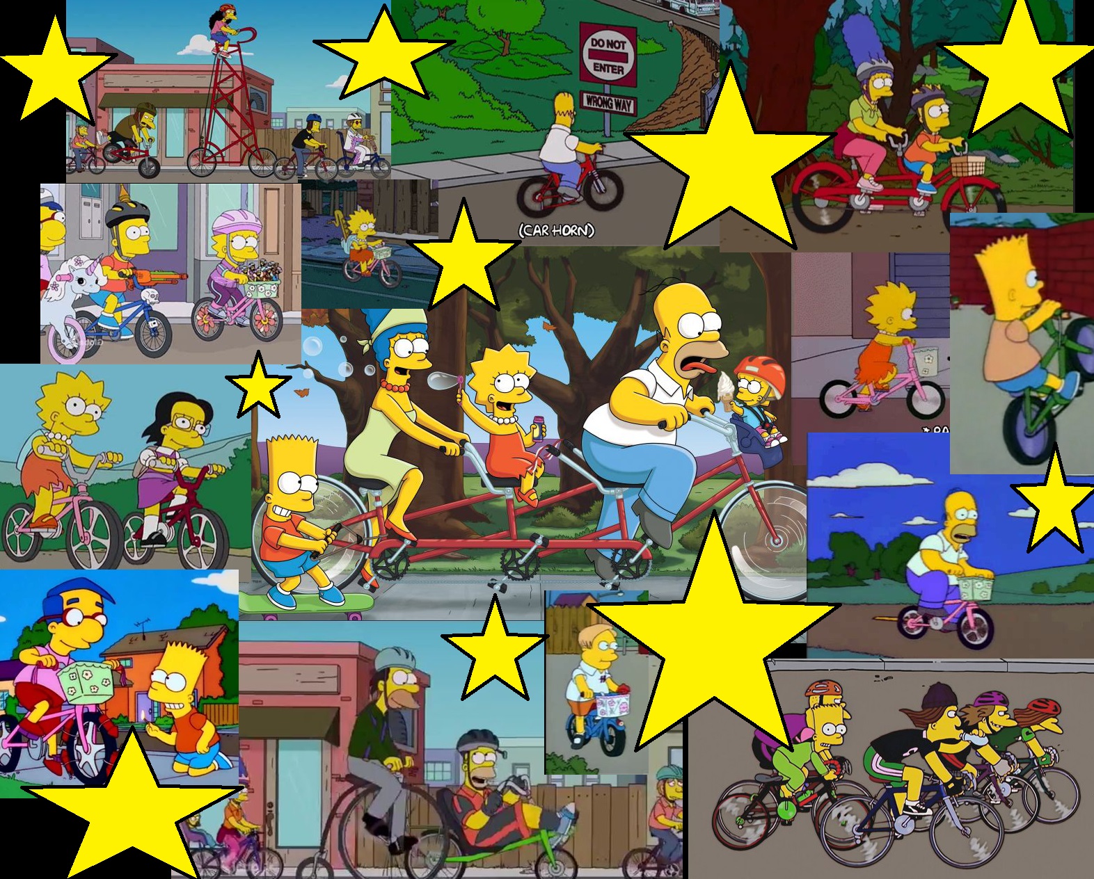 The Simpsons Bike Ride - Calendar - Shift