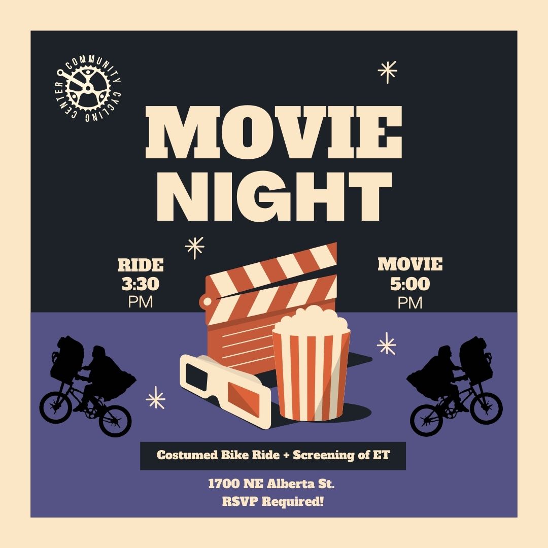 CCC Bike in Movie Night : ET - Calendar - Shift